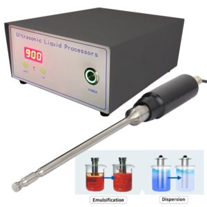 28kHz 500W ultrasonic homogenizer main view with titanium alloy probe for laboratory and industrial processing
