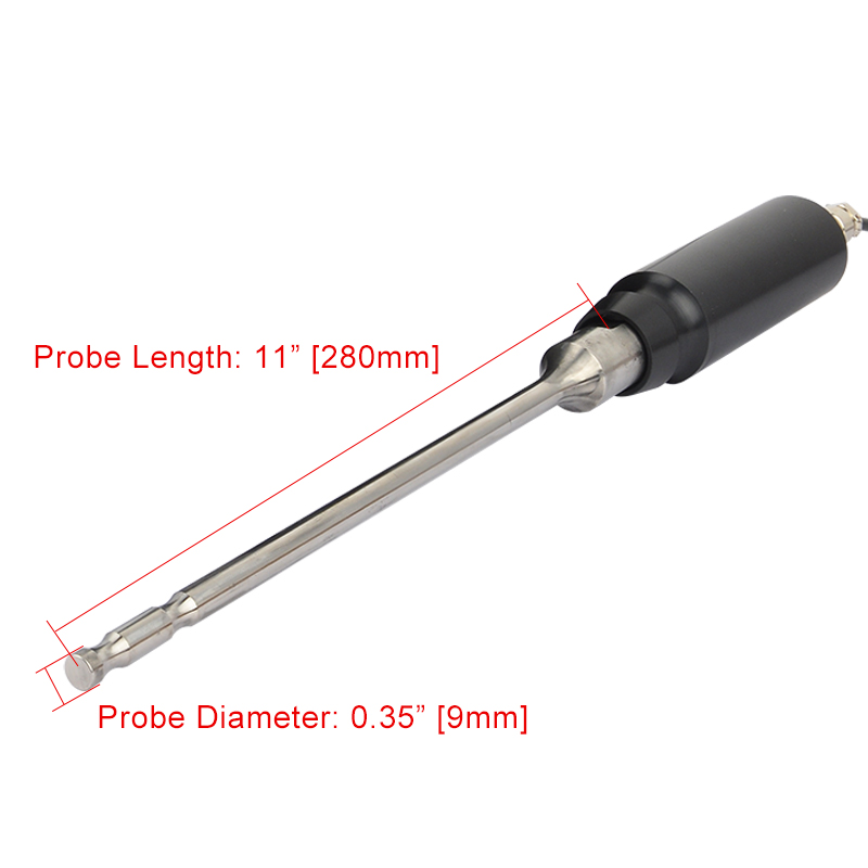 Dimensions and size specifications of 500W lab ultrasonic homogenizer and titanium alloy probe