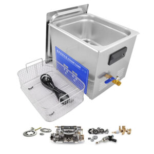 SIWEEP industrial benchtop ultrasonic cleaner with stainless steel tank for precision cleaning of parts and components
